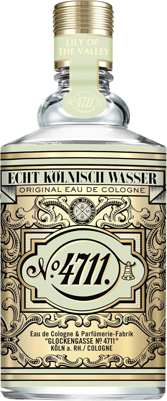 4711 Lily of the Valley Eau de Cologne Spray 100ml Fresh Floral Perfume for Women - Afanaya