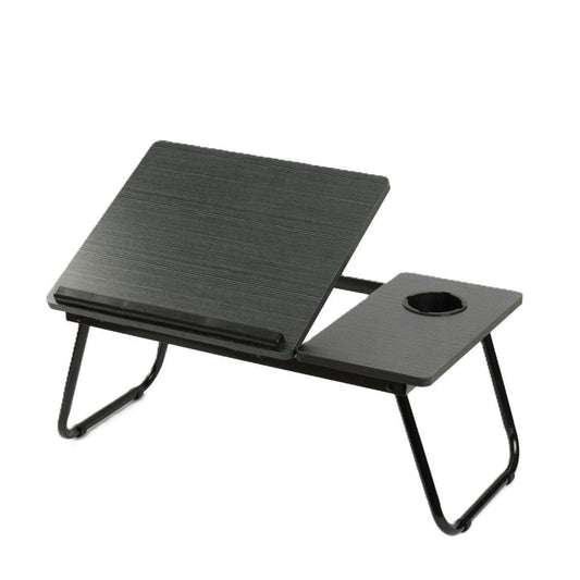 Ceruzo Adjustable Folding Laptop Table with Cup Holder – 5 Height Levels.
