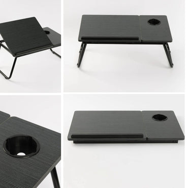 Ceruzo Bedtafel Verstelbaar Zwart- Laptoptafel - Ontbijttafel