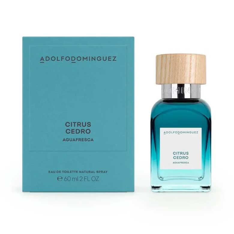 Adolfo Dominguez Agua Fresca Citrus Cedro Eau de Toilette for Men – Fresh Citrus Woody Fragrance.