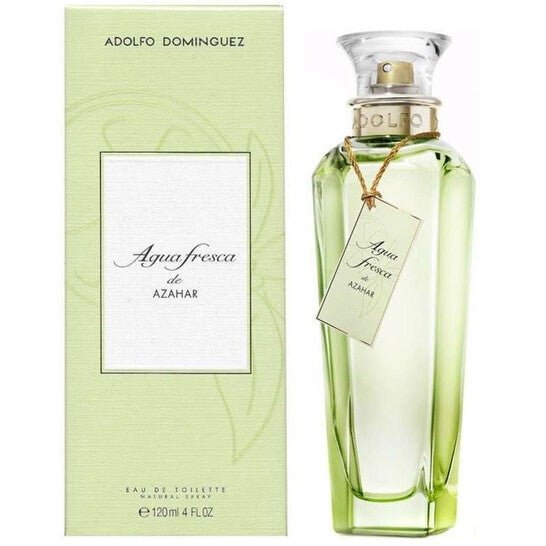 Adolfo Dominguez Agua Fresca de Azahar Eau de Toilette Spray Parfum Femme Floral Agrumes 120ml - Afanaya