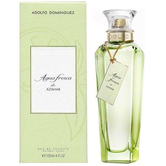 Adolfo Dominguez Agua Fresca de Azahar Eau de Toilette Spray Parfum Femme Floral Agrumes 120ml.