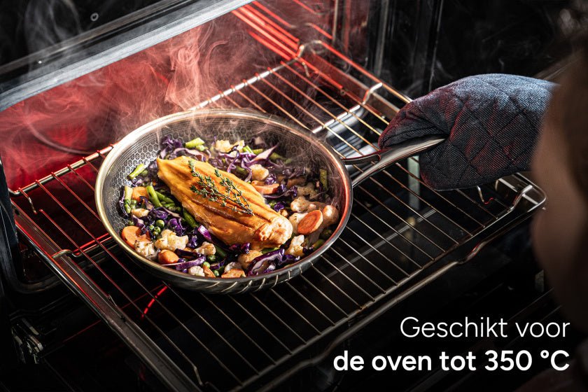 Arbaer 9 - Piece Pan Set Induction With Honeycomb Non - Stick Coating - Afanaya