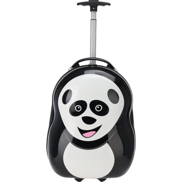Panda Kids Luggage Set With Retractable Handle Backpack And Suitcase Travel Trolley.