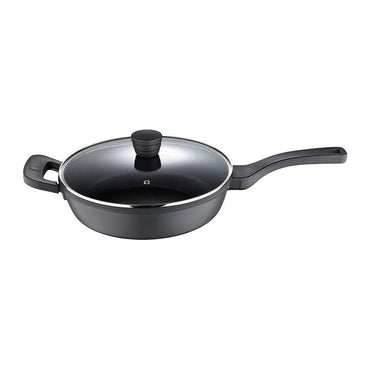 Retro Induction Deep Frying Pan - 28cm Diameter, 3.9L Capacity.