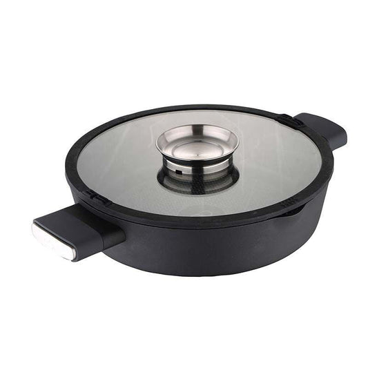 Infinity Chefs Frying Pan with Aromatizer Lid 28cm - Induction Ready.