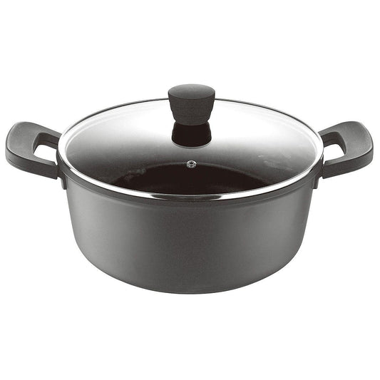 Bergner Retro Induction Compatible Cook Pot 2.5 Liter Diameter 20 Cm Height 9.5 Cm Durable Nonstick.