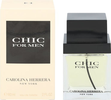 Carolina Herrera Chic For Men Eau de Toilette Spray – Vaporisateur 60ml - Afanaya