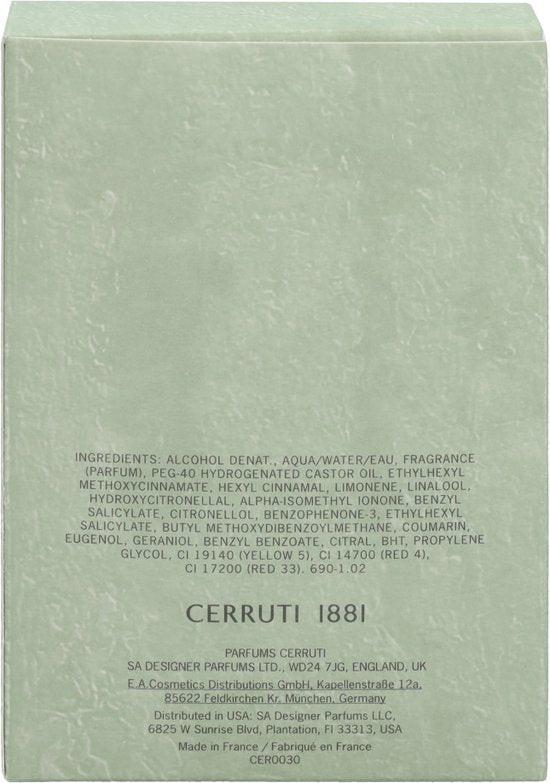 Cerruti 1881 Eau De Toilette 100ml for Men.