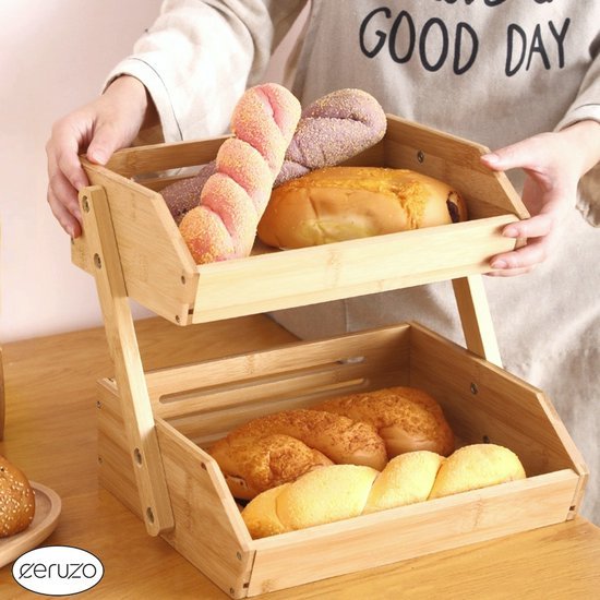 Ceruzo Fruit & Vegetable Rack Multi - Layer Kitchen Storage Organizer for Fresh Produce - Afanaya