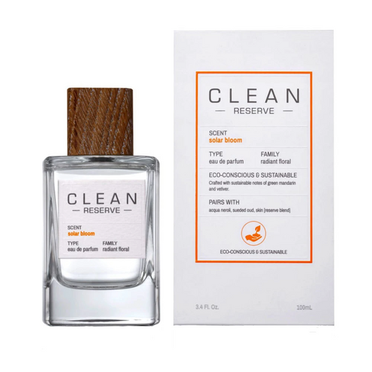 Clean Reserve Solar Bloom Eau de Parfum 50ml – Parfum Unisexe Floral Frais Coco