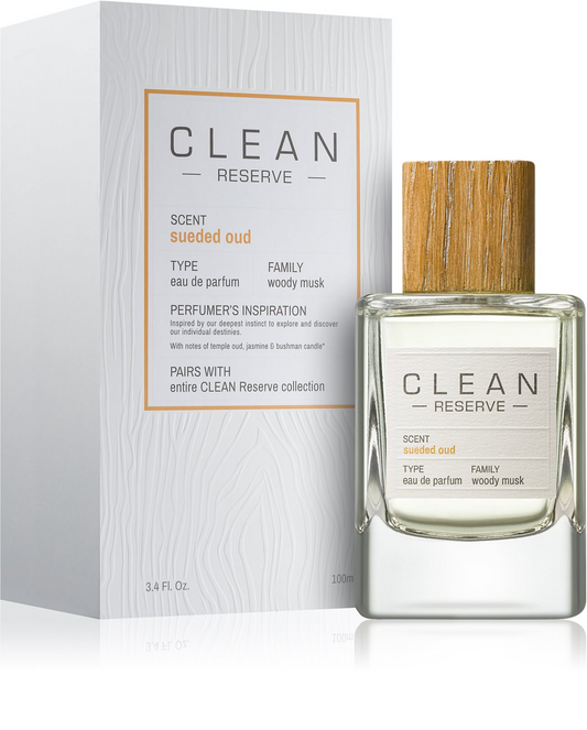 Clean Reserve Sueded Oud Eau de Parfum 50ml – Parfum Oud Unisexe de Luxe