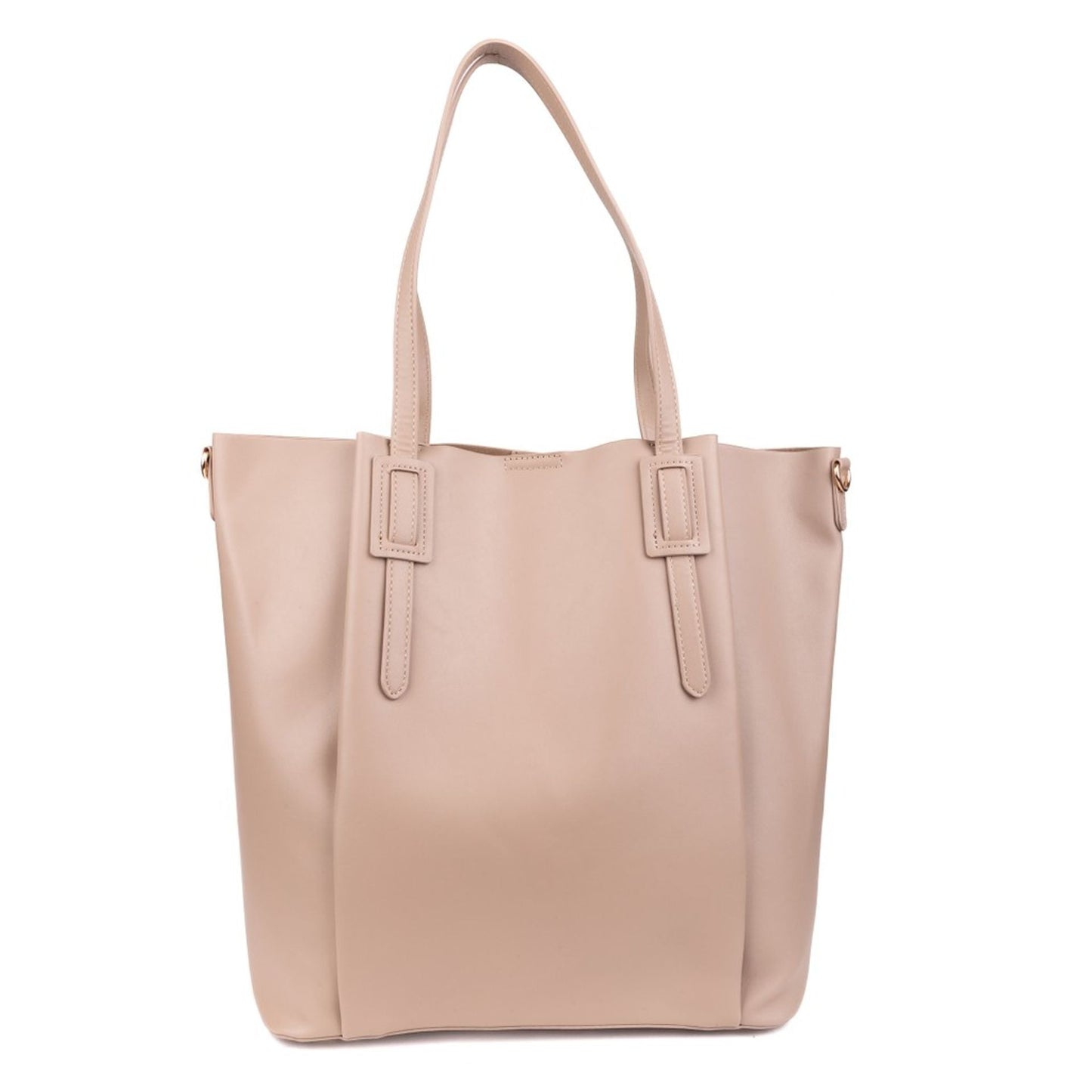 Egon Von Furstenberg PU Leather Shoulder Bag Removable Adjustable Strap 38x37x13 cm Logo Detail Removable Inner Pocket.