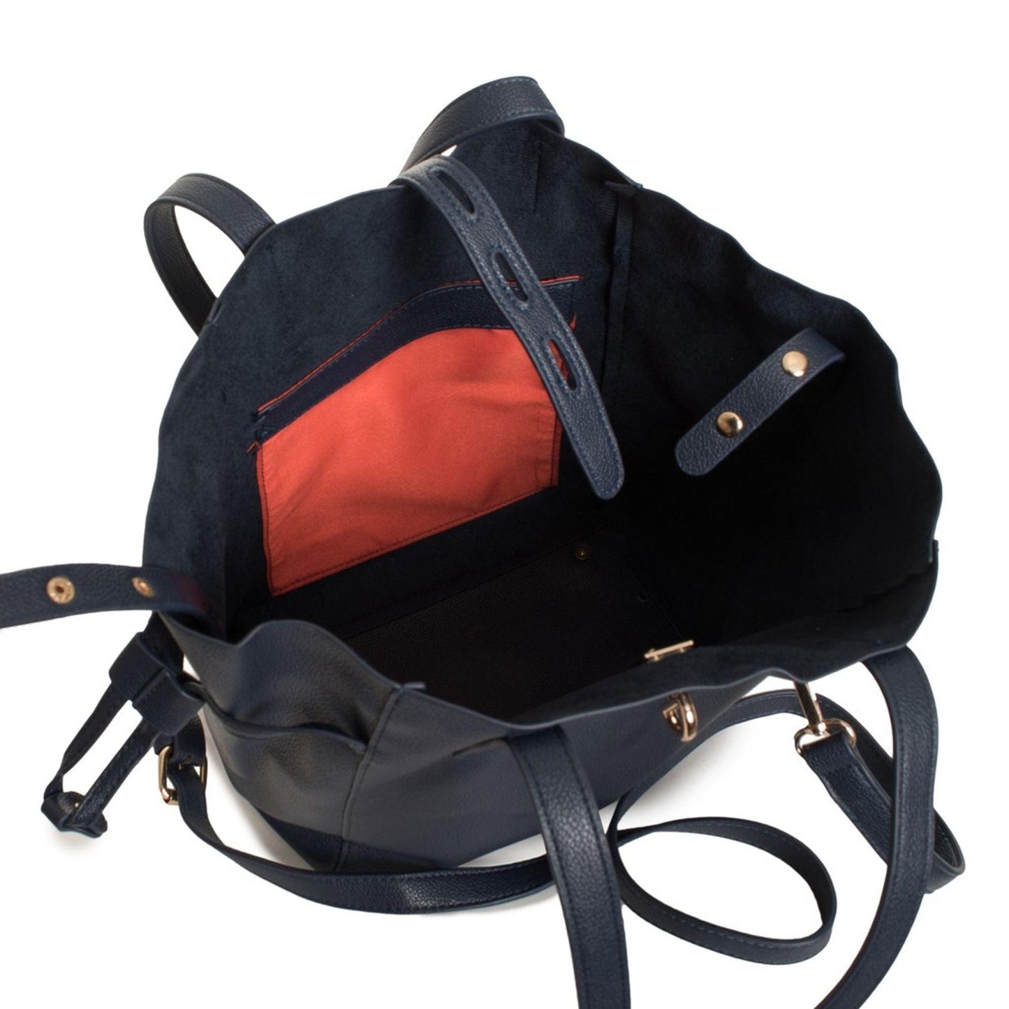 Egon Von Furstenberg Womens Shoulder Bag Polyurethane With Removable Adjustable Strap And Interior Pouch.