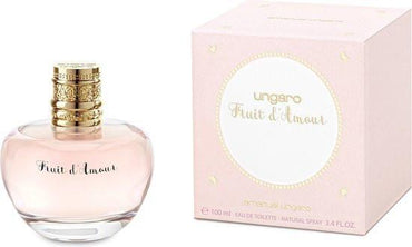 Emanuel Ungaro Fruit d’Amour Pink Eau de Toilette for Women – 100ml Long-Lasting Fragrance.
