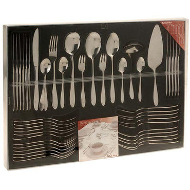 Excellent Houseware 60-Piece Stainless Steel Cutlery Set.