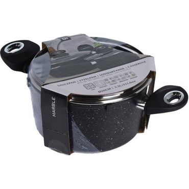 Excellent Houseware Braising Pan With Lid 20 Cm Forged Aluminum Nonstick With Soft Touch Handle.