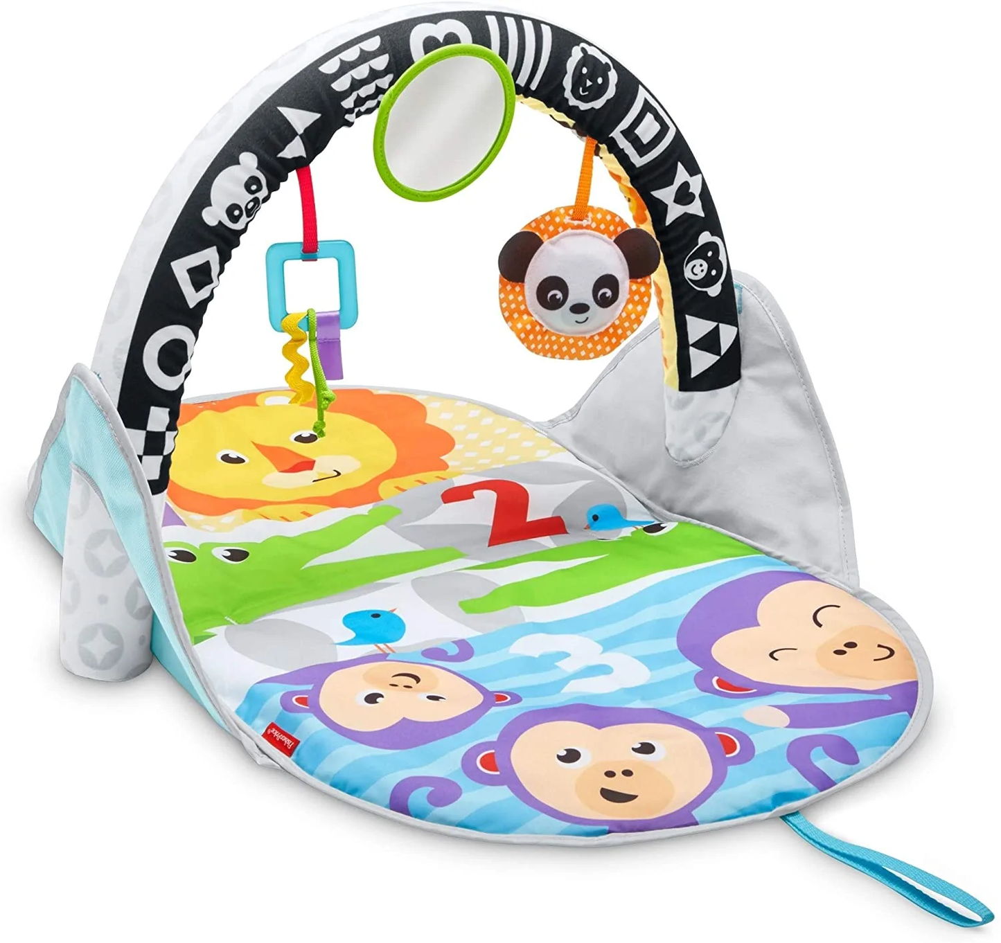 Fisher-Price Flip & Fun Activity-Gym Interaktive Spieldecke für Babys