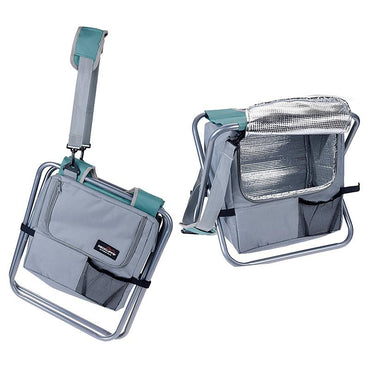 Folding Camping Sink with Cooler Bag Portable Outdoor Wash Basin – Green - Afanaya