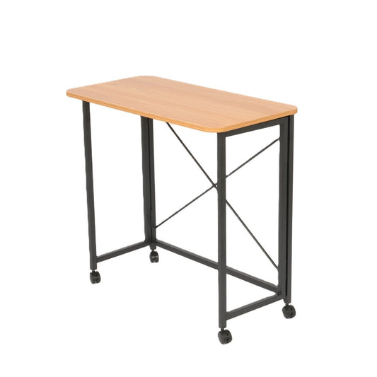 Folding Desk on Wheels Folding Desk Laptop Table for Home Office and Small Spaces - Afanaya