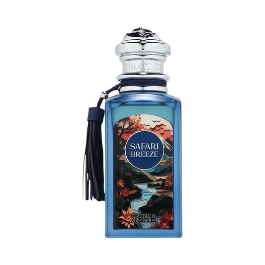 French Avenue Safari Breeze Extrait de Parfum Unisexe – Parfum Frais Vert Boisé 100ml