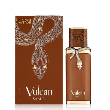 French Avenue Vulcan Sable Eau de Parfum Unisexe – Parfum Boisé et Fumé 100ml