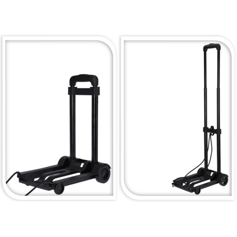 FX Tools Folding Hand Truck Heavy - Duty Transport Trolley with Wheels - Afanaya