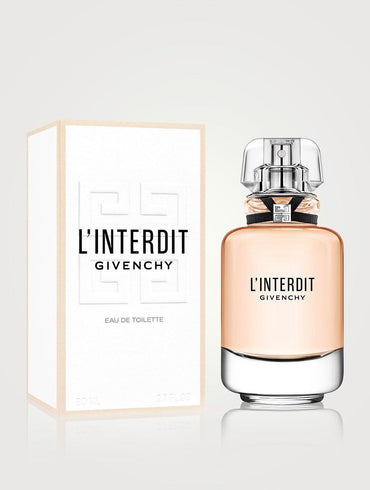 Givenchy L'Interdit Eau de Toilette for Women 80ml – Fresh Luxury Fragrance.