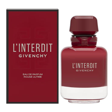 Givenchy L'Interdit Rouge Ultime Eau de Parfum Women 80ml – Dark Luxury Scent.