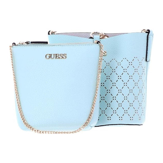 Guess Amara Surf Blue Handbag — Luxury Synthetic Leather Bag for Women.