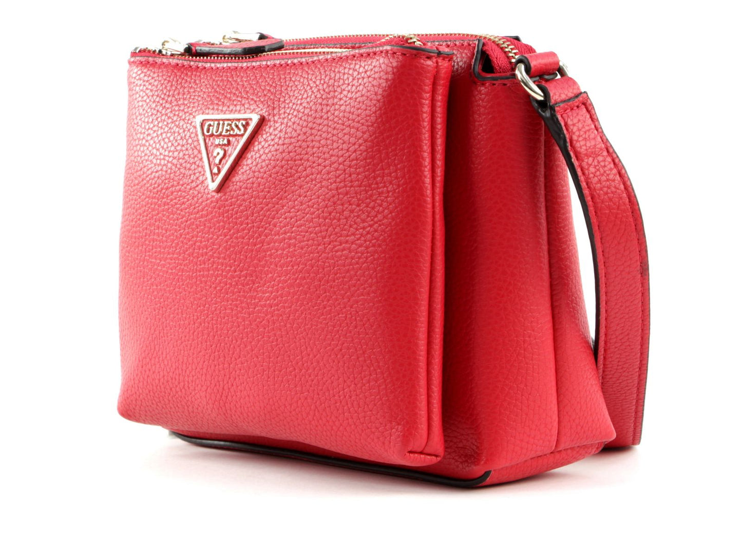 Guess Becca Textile Crossbody Bag Red – Stylish Women's Designer Handbag
