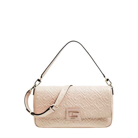 Guess, Brightside, Polyurethan, Stofftasche, Schultertasche, Palisander, Für Frauen