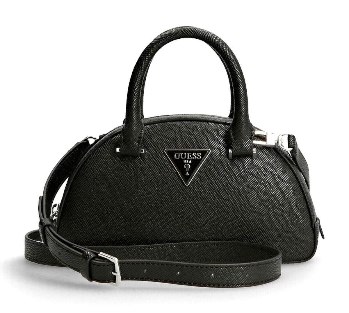 Guess, Cordelia, Polyurethane, Textile Bag, Black, For Women, Mini.