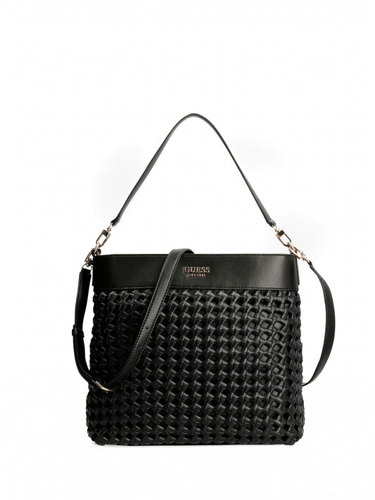 Guess, Sicilia, Fibres synthétiques, Sac textile, Noir, HWWG8490020BLA, Pour femme, 29 x 9 x 24