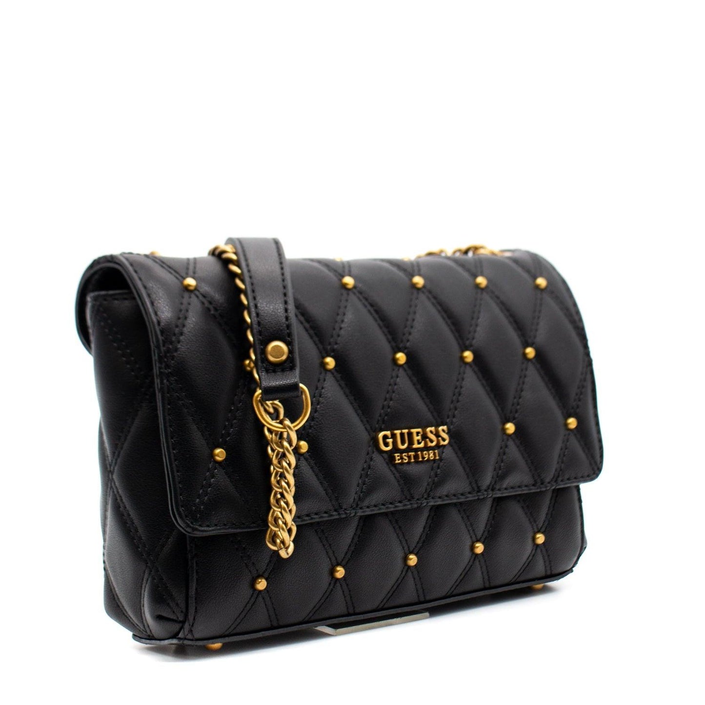 Guess, Triana, Textile Crossbody Bag, Black, HWQS8553210BLA, 26 x 16 x 9 cm, For Women.