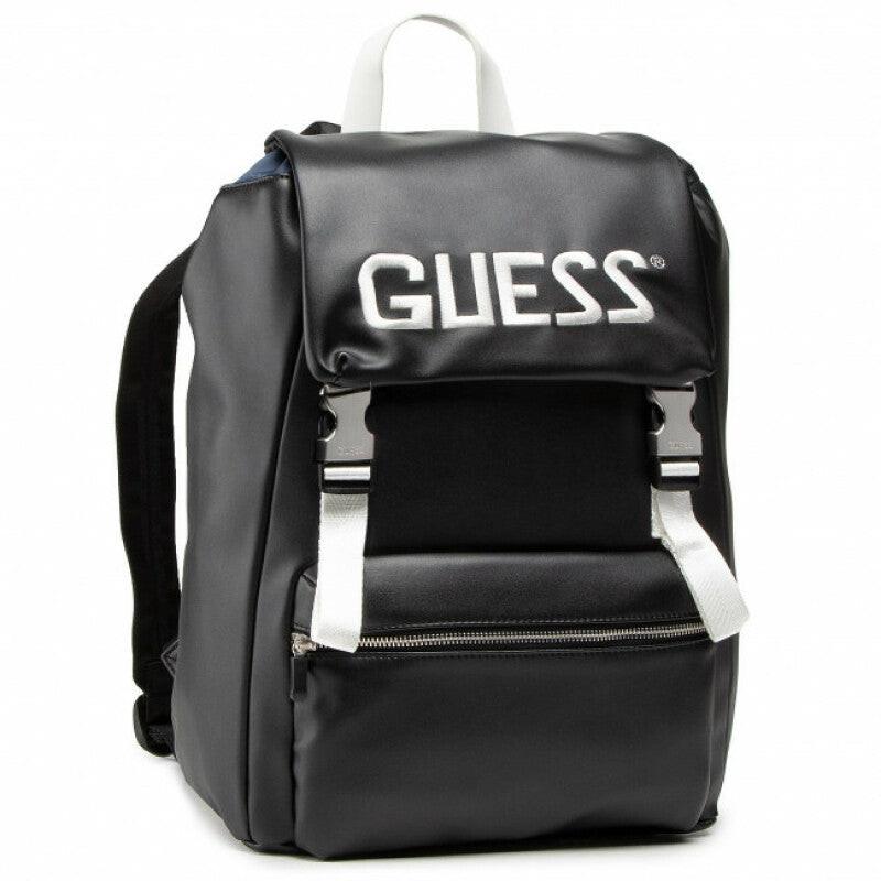 Guess, Salameda, Textile Backpack, Black, For Men.