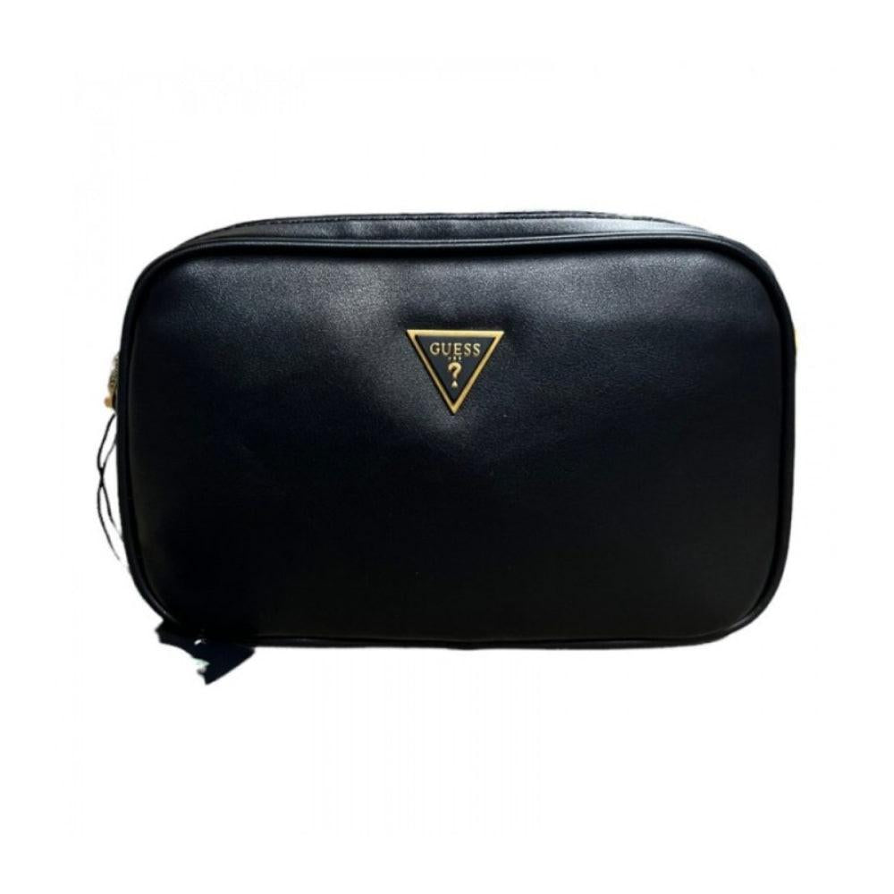 Guess Vezzola Eco Leather & Textile Bag Black for Men | HMESCA | 20x5x13cm.