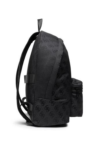 Guess Vice Textile Backpack Black for Women | HMVIC5P2310 | 23-33x41x16cm.