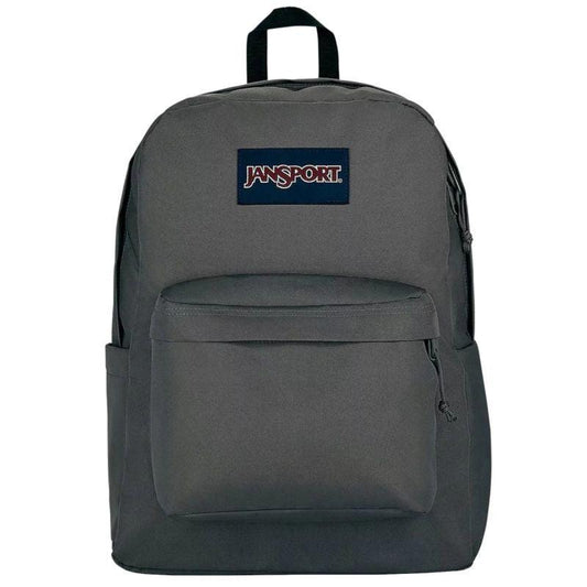 JanSport SuperBreak Backpack - Grey/Silver - School, Work, Travel.