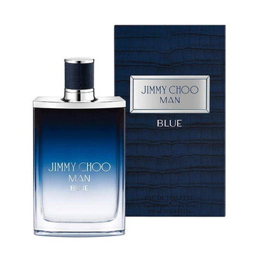 Jimmy Choo Man Blue Eau de Toilette 100 ml – Dynamic Woody-Aromatic Cologne for Men.