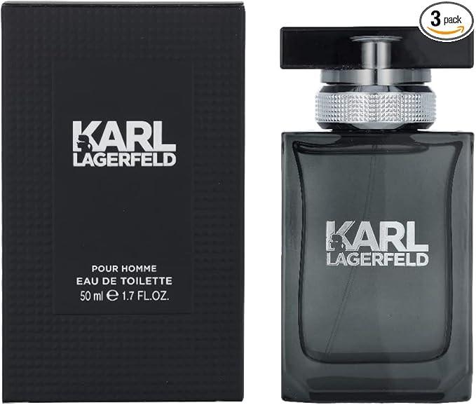 Karl Lagerfeld For Men Eau De Toilette Spray 50ml Fresh Masculine Fragrance.