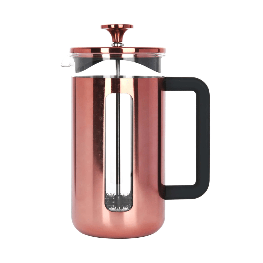 La Cafetière Pisa Coffee Maker Stainless Steel Coffee Machine 1 Liter Copper - Afanaya