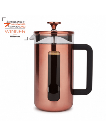 La Cafetière Pisa Coffee Maker Stainless Steel Coffee Machine 1 Liter Copper - Afanaya