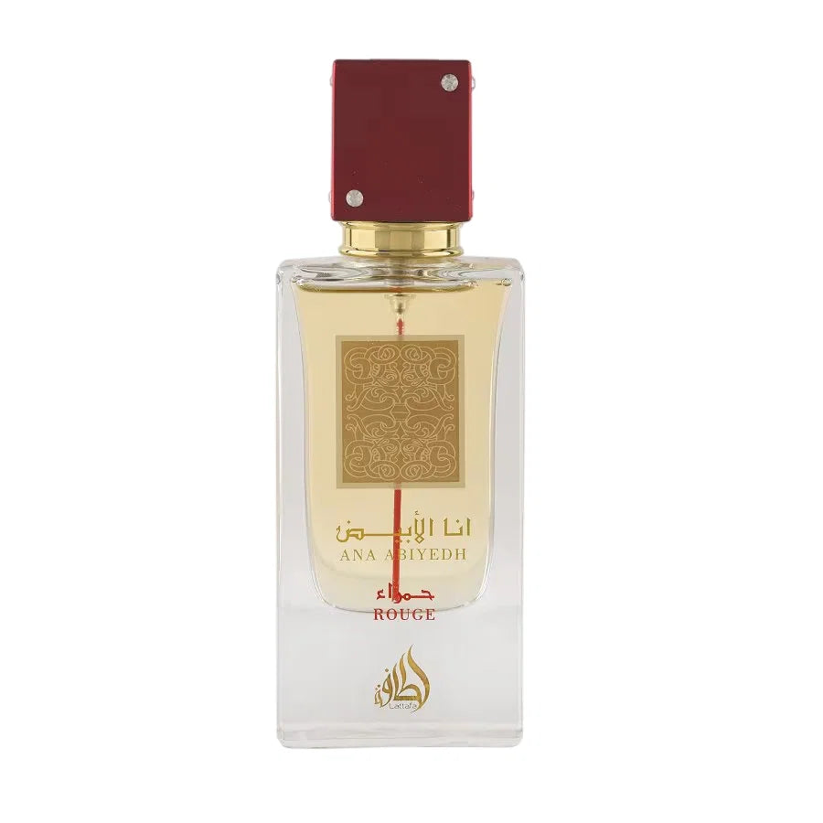 Lattafa Ana Abiyedh Rouge Eau de Parfum Unisexe 60ml – flacon
