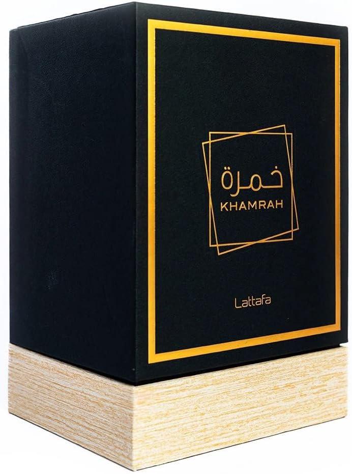 Lattafa Khamrah Eau de Parfum 100ml – Luxury Oriental Unisex Fragrance Spray.