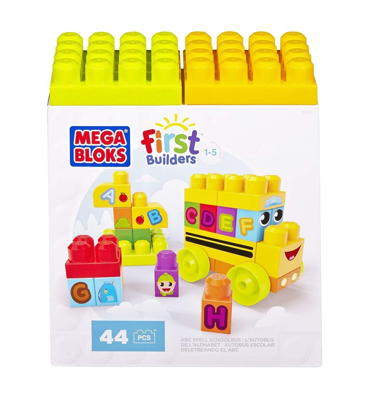 Mega Bloks First Builders Bausteine-Set 44 Teile – Unisex 1-5 Jahre