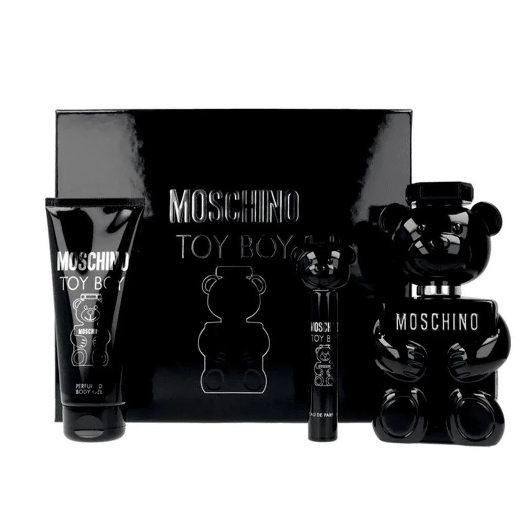 Moschino Toy Boy Eau de Parfum 100ml Gift Set – 4-Piece Men’s Fragrance Collection - Afanaya