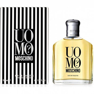 Moschino Uomo? Eau de Toilette 125ml – Fresh Woody Aromatic Fragrance for Men.