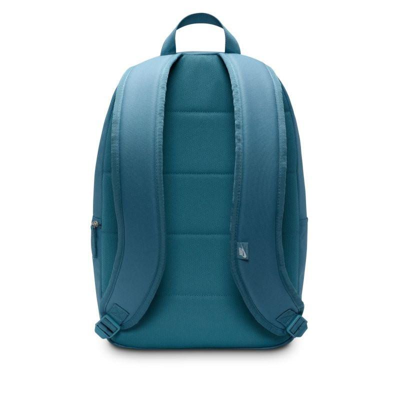 Nike Heritage Classic Backpack Teal Blue Spacious Main Compartment Front Zipper Pocket.