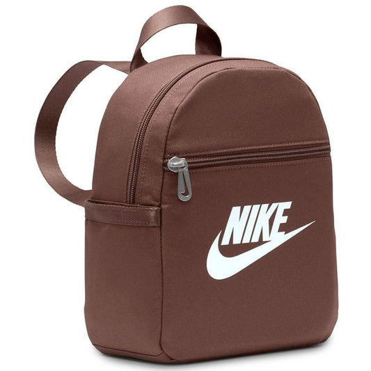 Nike Sportswear Mini Backpack Brown Futura 365 Lightweight Everyday Carry with Adjustable Straps.